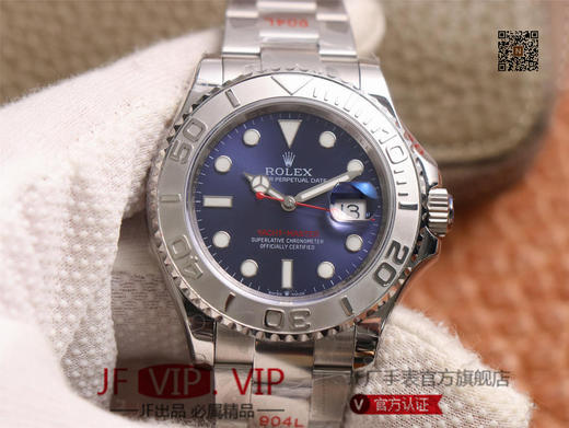 GMF劳力士，游艇名仕型系列，cal.3235机芯，表盘六点位上有劳力皇冠的LOGO，圈口:圈口上的做工更加细腻，经过特殊处理让圈口上不留汗迹 商品图0