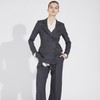 金丝竖纹双排扣西服 商品缩略图0