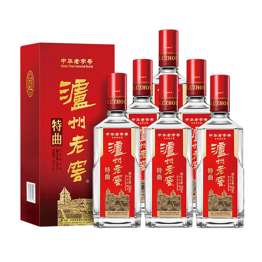 【泸州老窖酒名堂】特曲老字号（第十代）52度500ml*6 商品图1