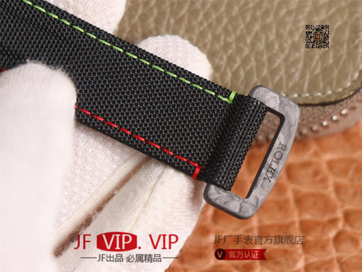 WWF劳力士，宇宙计时迪通拿系列，碳纤维材质打造，镜面双面电镀高透膜工艺，上海7750计时机芯，功能同步原装！男士腕表，绢丝表带，自动 商品图7