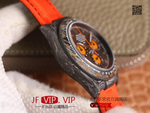 WWF劳力士，宇宙计时迪通拿系列，碳纤维材质打造，镜面双面电镀高透膜工艺，上海7750计时机芯，功能同步原装！男士腕表，绢丝表带，自动 商品图5