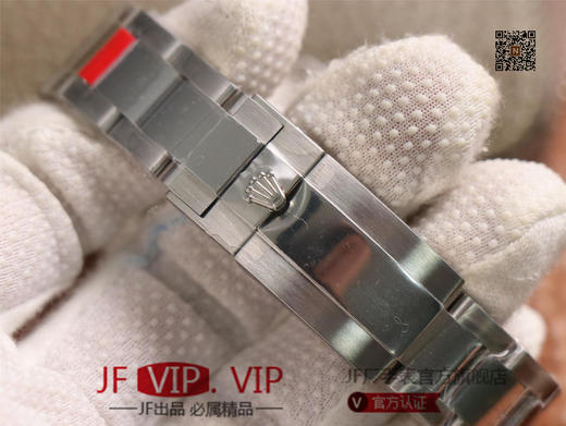 GMF劳力士，游艇名仕型系列，cal.3235机芯，表盘六点位上有劳力皇冠的LOGO，圈口:圈口上的做工更加细腻，经过特殊处理让圈口上不留汗迹 商品图7