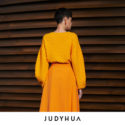 JUDYHUA秀款 几何肌理针织上衣 商品图3