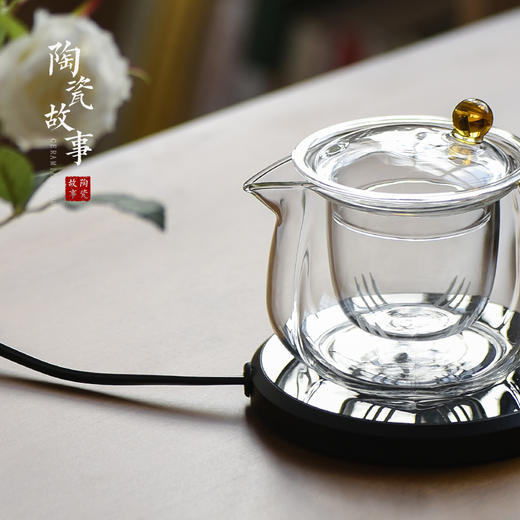 茶壶-泡茶壶-玻璃花瓣壶 商品图5