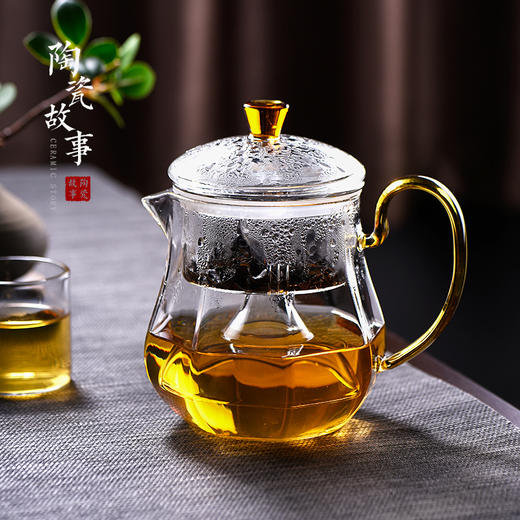 茶壶-煮茶壶-玻璃朝颜夕颜壶 商品图2
