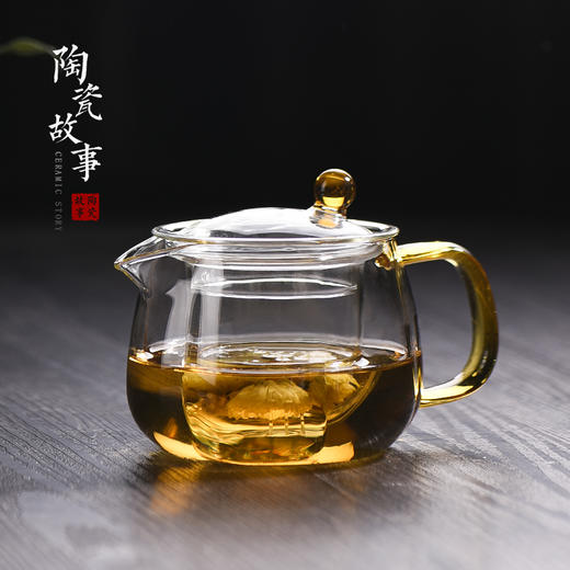 茶壶-泡茶壶-玻璃花瓣壶 商品图4