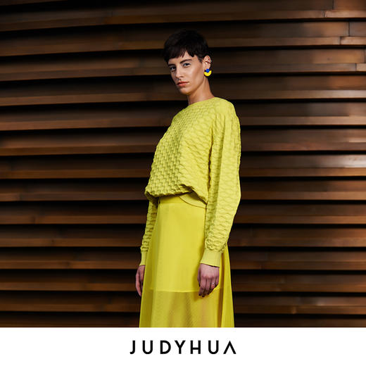 JUDYHUA秀款 几何肌理针织上衣 商品图6