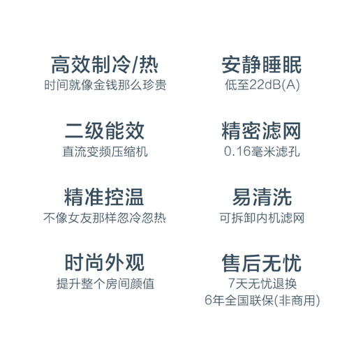 格兰仕 Galanz 大1匹 二级能效 变频冷暖 壁挂式空调 LZ26GW72-150(2) 商品图2