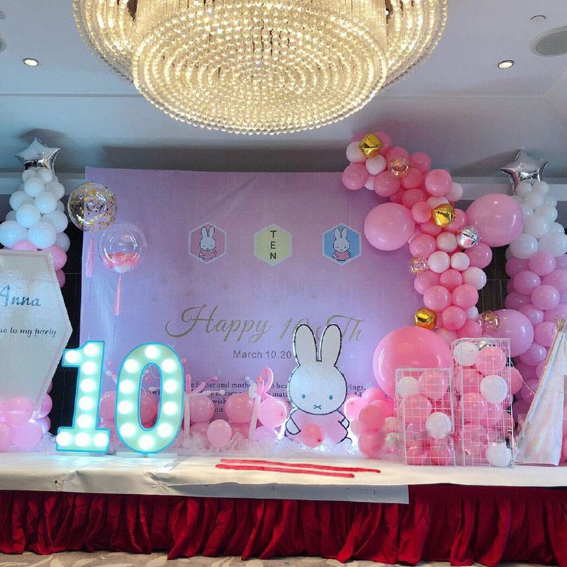 女男孩生日布置套餐女宝宝生日宴会装饰儿童10周岁生日布置