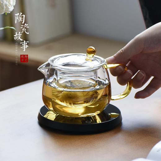 茶壶-泡茶壶-玻璃花瓣壶 商品图2