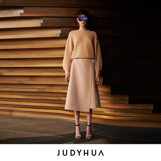 JUDYHUA秀款 几何肌理针织上衣 商品图7