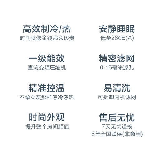 格兰仕 Galanz 大1匹 一级能效 变频冷暖 壁挂式空调 LaZ26GW72-150(1) 商品图2