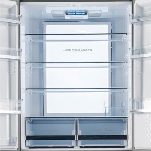Galanz/格兰仕 BCD-467WTDH 曜石黑色 467升 四门屏显生态智能冰箱 商品图5