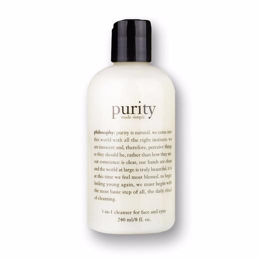 【一般贸易】Philosophy/自然哲理 三合一purity洁面乳 240ml 商品图0