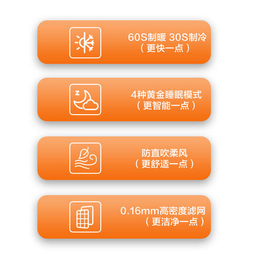 格兰仕 Galanz 京豹 1匹定速冷暖 安静舒适风感 自清洁 壁挂式空调挂机 KFR-25GW/dLa72-150(A3) 商品图2