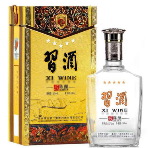 习酒浓香型十年陈酿(五星)500ml（白酒） 商品图0