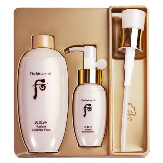 【香港直邮】WHOO后 天气丹华泫洁面套盒（200ml+50ml） 商品图0
