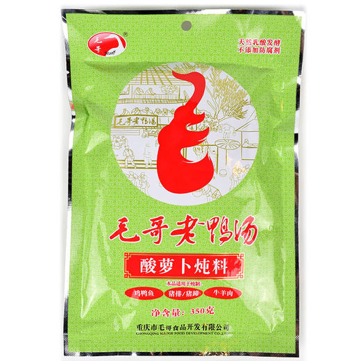 毛哥老鸭汤酸萝卜350g/包 商品图0