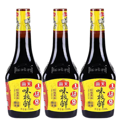 海天味极鲜酱油750ml/瓶 商品图0