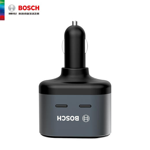 员工内购平台博世（BOSCH）PS700 车载充电器点烟器一拖二双USBQC3.0快充双点烟口 电压LED数显 商品图6