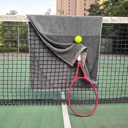 网球运动大毛巾 柔软吸汗（灰黑） 商品图1