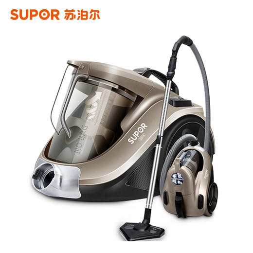 苏泊尔XC15B21A-12吸尘器家用手持式强力大功率无耗材除螨吸尘机 商品图0