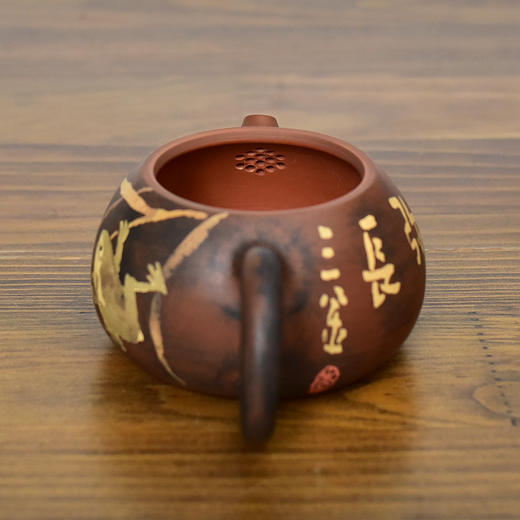 建水紫陶 三金壶 商品图4