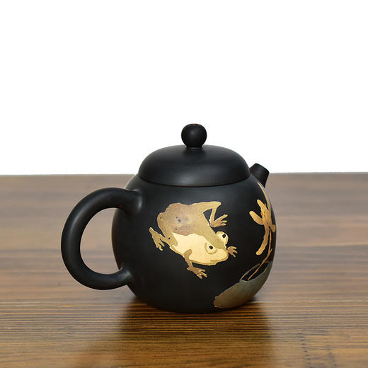 建水紫陶 三金壶 商品图2