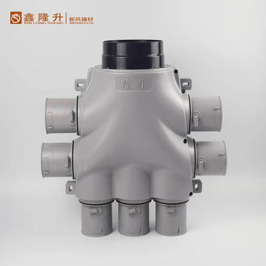 Φ75 160转75ABS分风箱一分七  商品代码82423 商品图0