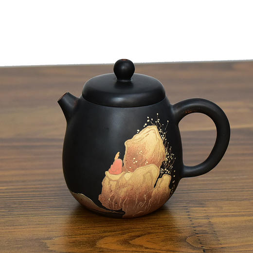 建水紫陶 三金壶 商品图3