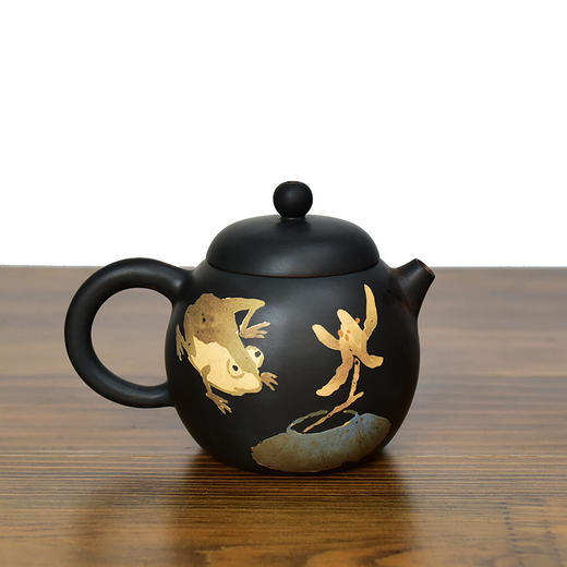 建水紫陶 三金壶 商品图0