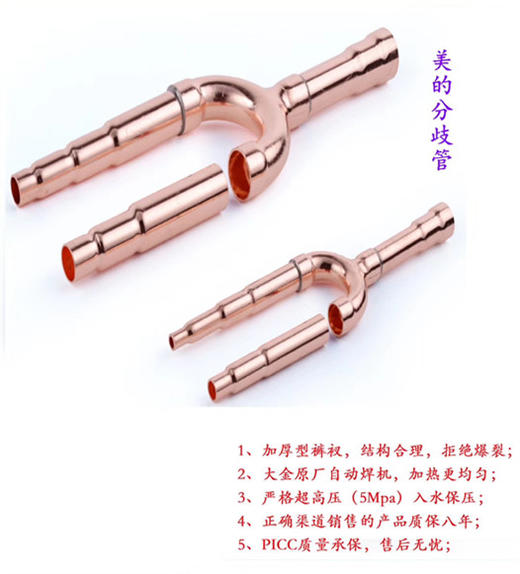 思文德美的02C分歧管 80套/件 1套/盒 商品代码85127 商品图0