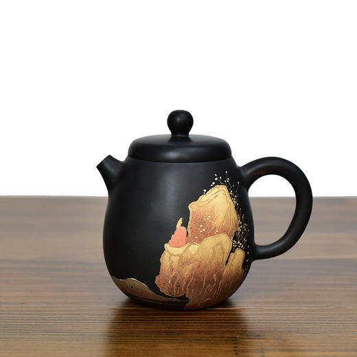 建水紫陶 三金壶 商品图0