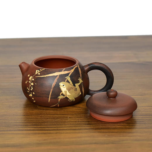 建水紫陶 三金壶 商品图5