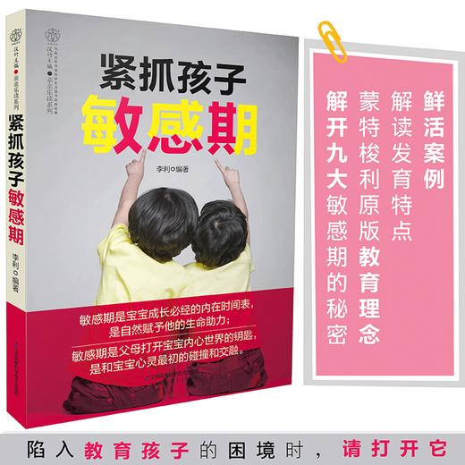 《紧抓孩子敏感期》了解0~6 岁孩子的成长过程 分析孩子内心的早教经典 解除育儿焦虑书 捕捉孩子的敏感期 亲子家教 家教方法推荐书籍 商品图0