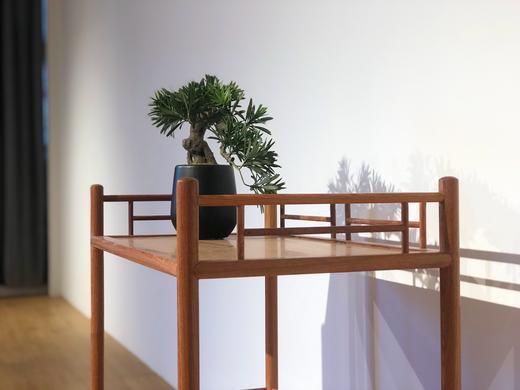 红桥红  家具严选  缅甸花梨(大果紫檀）  【冰绽纹茶水架】 商品图6