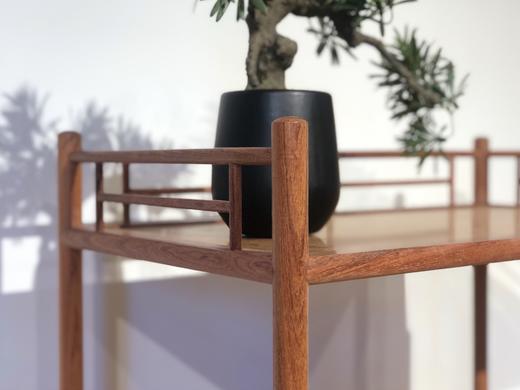 红桥红  家具严选  缅甸花梨(大果紫檀）  【冰绽纹茶水架】 商品图3