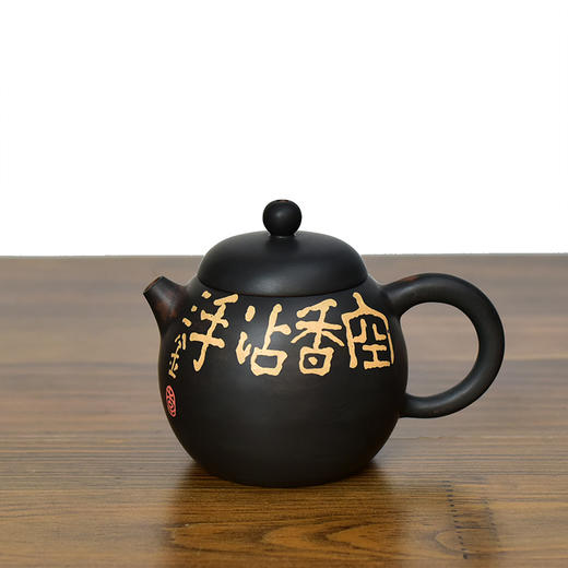 建水紫陶 三金壶 商品图3