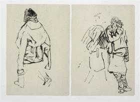 今日美术馆版画-陈丹青-人物速写(7)#此商品参加第十一届北京惠民文化消费季