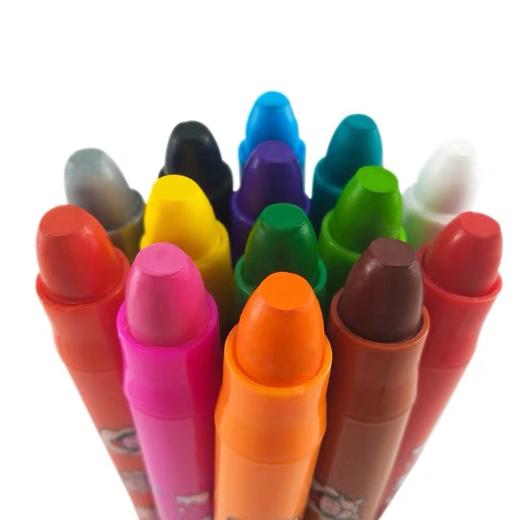 英国 Flower Monaco花芽儿童安全无毒可水洗宝宝旋转慕斯蜡笔套装 商品图2