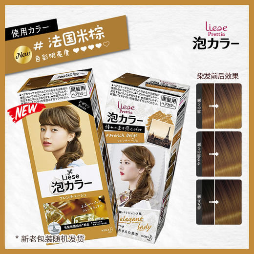 日本花王liese莉婕Prettia泡沫染发剂 颜色备注 商品图2