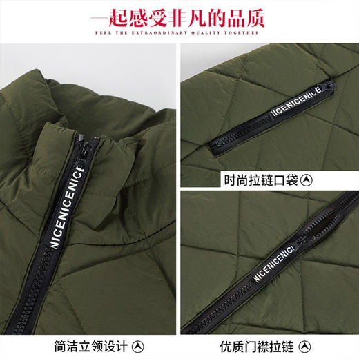 LLJR-Q8MJ142CF秋季新款时尚立领短款棉马甲 商品图3