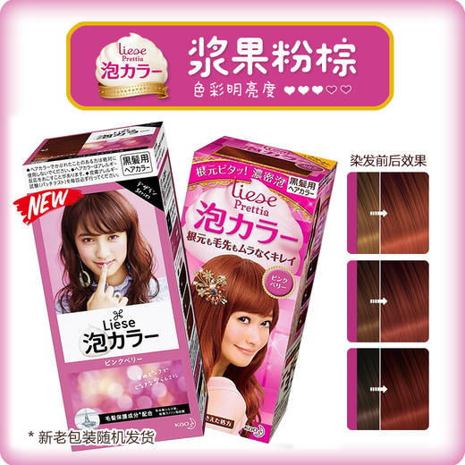 日本花王liese莉婕Prettia泡沫染发剂 颜色备注 商品图3
