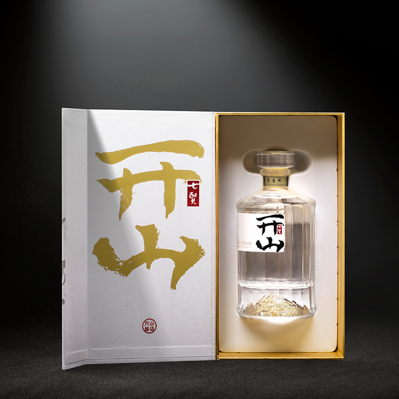 开山酒业出品 开山七贤42度 净香胚芽米白酒 42%vol 500ml单支装