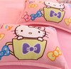【四件套】*hellokitty卡通水晶绒三四件套kt猫被套儿童学生宿舍法莱兰绒床单 商品缩略图1
