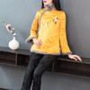 QZ-18614秋冬新款中式刺绣花鸟唐装旗袍过新年棉服棉袄外套 商品缩略图3