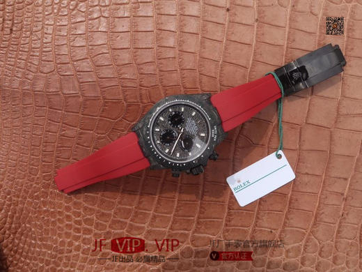 DIW劳力士宇宙计时迪通拿系列，上海7750计时机芯，表壳碳纤维材质打造，镜面双面电镀高透膜工艺，男士腕表，绢丝表带，自动机械机芯，密底 商品图9