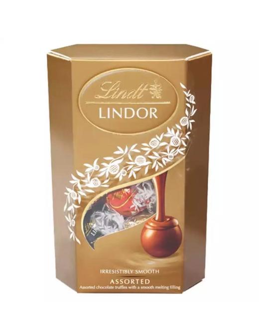 Lindt瑞士莲软心巧克力精选特浓黑牛奶白巧克力分享装200克 商品图4