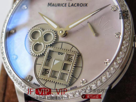 AM艾美匠心系列MAURICE LACROIX方秒轮神秘时间腕表——MP7158-SS001-901-1 正品开模！男士腕表，皮表带，密底。 商品图4