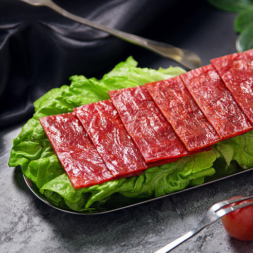 ※买一送一 靖江精制猪肉脯155g/袋   特产休闲 零食 小吃 肉干肉脯 猪肉脯 猪后腿肉制作 百草味 商品图1